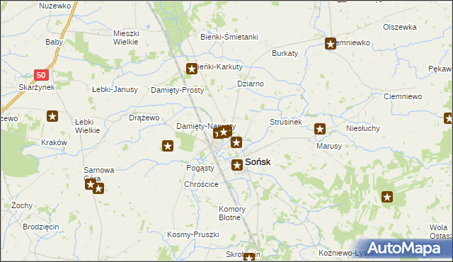 mapa Gołotczyzna, Gołotczyzna na mapie Targeo