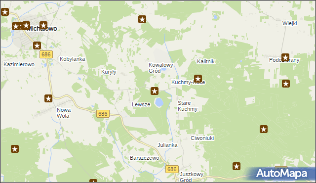 mapa Gorbacze, Gorbacze na mapie Targeo