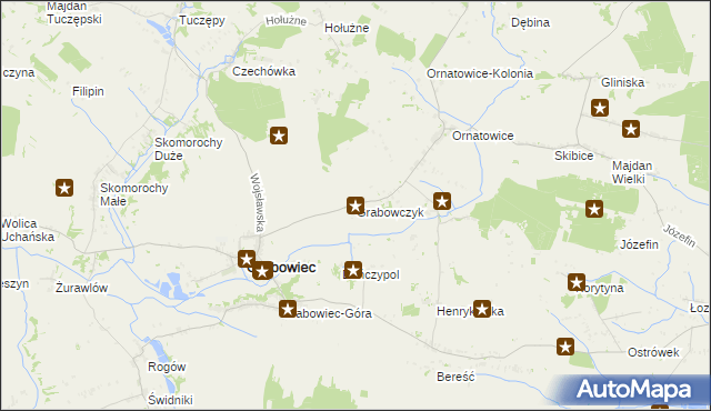 mapa Grabowczyk, Grabowczyk na mapie Targeo