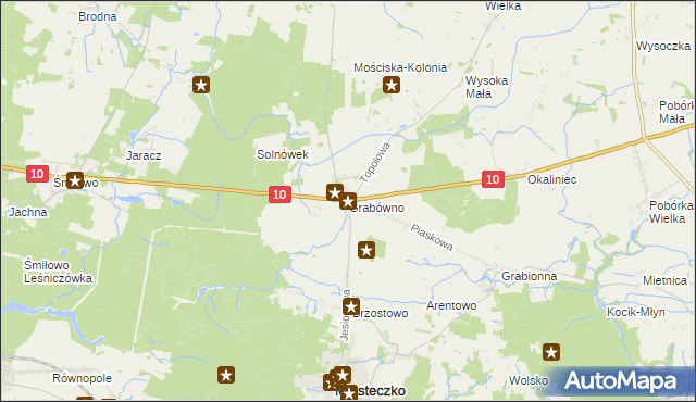 mapa Grabówno, Grabówno na mapie Targeo