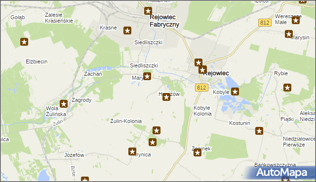 mapa Hruszów, Hruszów na mapie Targeo