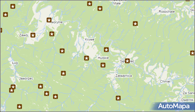 mapa Hulskie, Hulskie na mapie Targeo