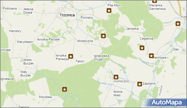 mapa Ignacówka Druga, Ignacówka Druga na mapie Targeo