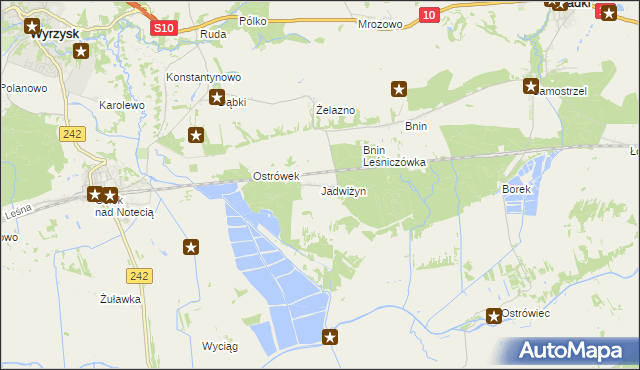 mapa Jadwiżyn gmina Sadki, Jadwiżyn gmina Sadki na mapie Targeo