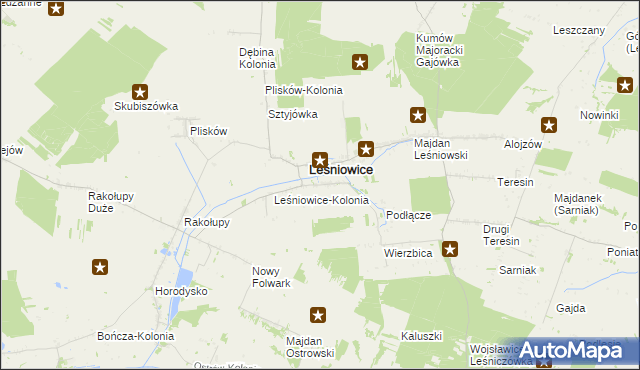 mapa Janówka gmina Leśniowice, Janówka gmina Leśniowice na mapie Targeo