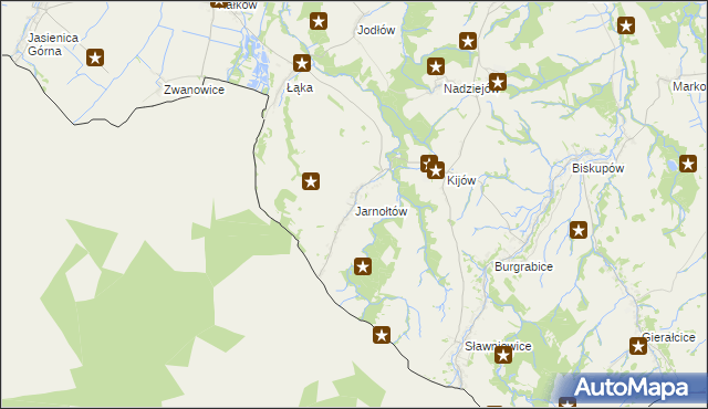 mapa Jarnołtów gmina Otmuchów, Jarnołtów gmina Otmuchów na mapie Targeo