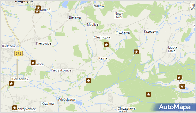 mapa Kątna, Kątna na mapie Targeo