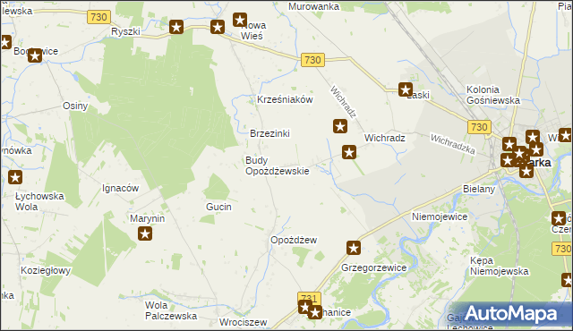 mapa Kazimierków, Kazimierków na mapie Targeo