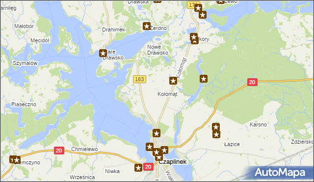 mapa Kołomąt, Kołomąt na mapie Targeo