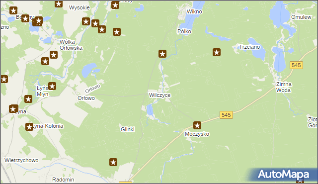 mapa Koniuszyn, Koniuszyn na mapie Targeo