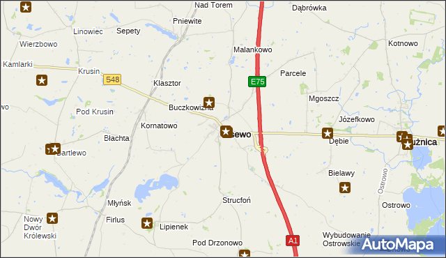 mapa Lisewo powiat chełmiński, Lisewo powiat chełmiński na mapie Targeo