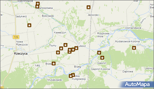 mapa Lubocz, Lubocz na mapie Targeo