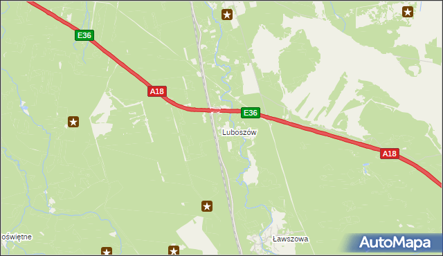 mapa Luboszów, Luboszów na mapie Targeo