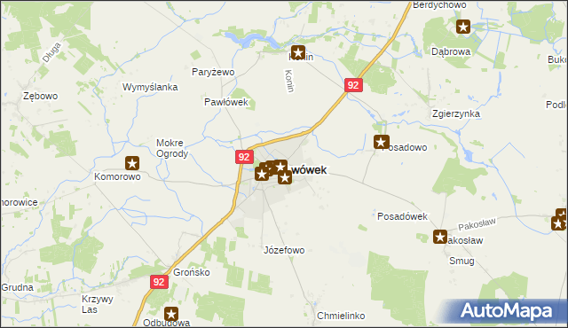 mapa Lwówek powiat nowotomyski, Lwówek powiat nowotomyski na mapie Targeo