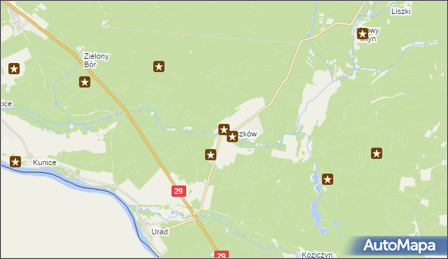 mapa Maczków, Maczków na mapie Targeo