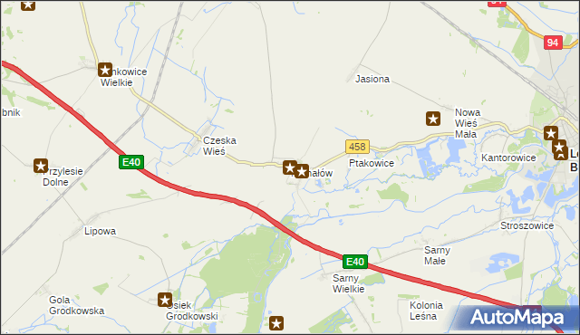 mapa Michałów gmina Olszanka, Michałów gmina Olszanka na mapie Targeo