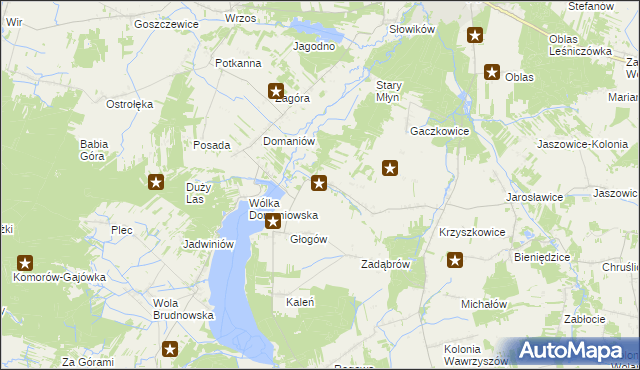 mapa Młódnice, Młódnice na mapie Targeo