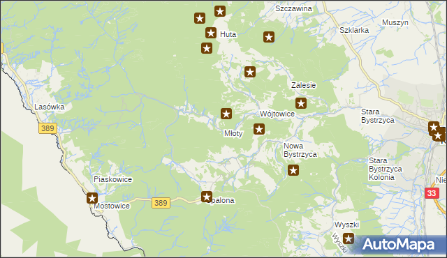 mapa Młoty, Młoty na mapie Targeo