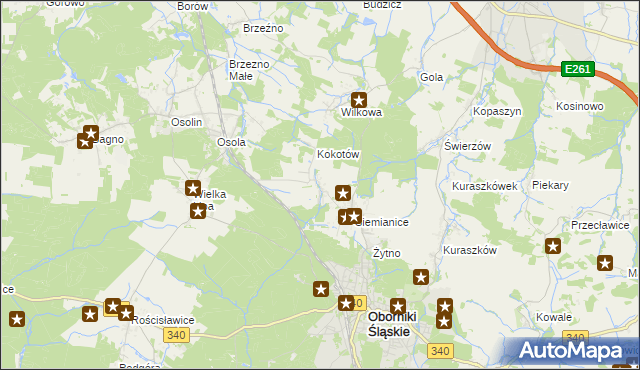 mapa Morzęcin Wielki, Morzęcin Wielki na mapie Targeo