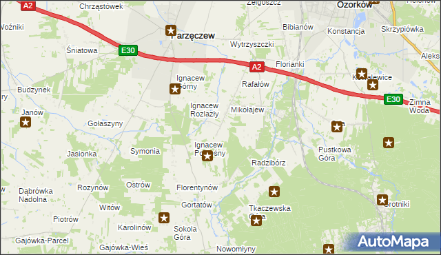 mapa Nowa Jerozolima, Nowa Jerozolima na mapie Targeo