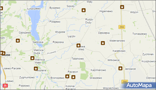 mapa Nowa Wieś gmina Piotrków Kujawski, Nowa Wieś gmina Piotrków Kujawski na mapie Targeo