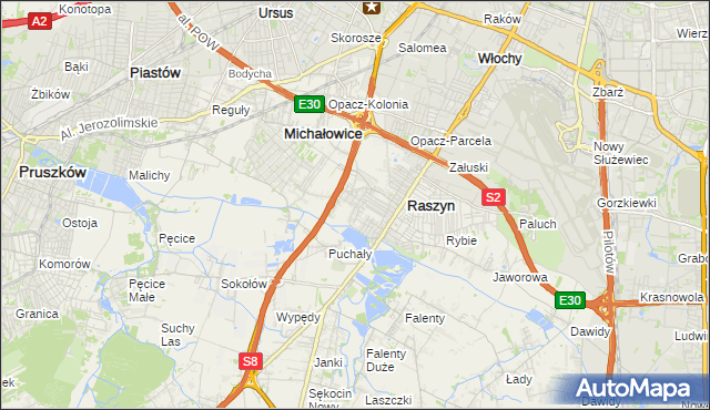 mapa Nowe Grocholice, Nowe Grocholice na mapie Targeo