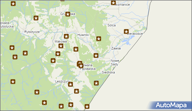 mapa Nowosiółki Dydyńskie, Nowosiółki Dydyńskie na mapie Targeo