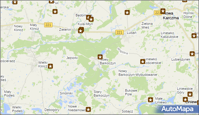mapa Nowy Barkoczyn, Nowy Barkoczyn na mapie Targeo