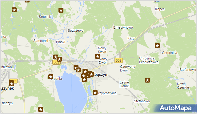 mapa Nowy Dwór gmina Zbąszyń, Nowy Dwór gmina Zbąszyń na mapie Targeo