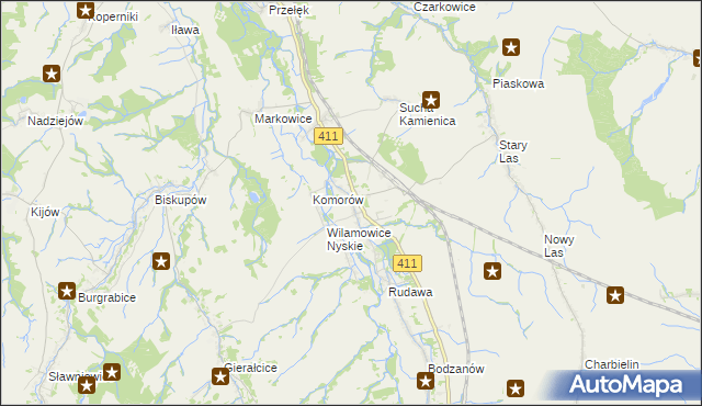 mapa Nowy Świętów, Nowy Świętów na mapie Targeo