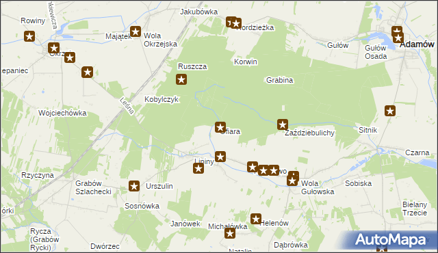 mapa Ofiara, Ofiara na mapie Targeo