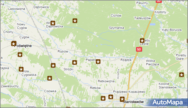 mapa Ołdakowizna, Ołdakowizna na mapie Targeo