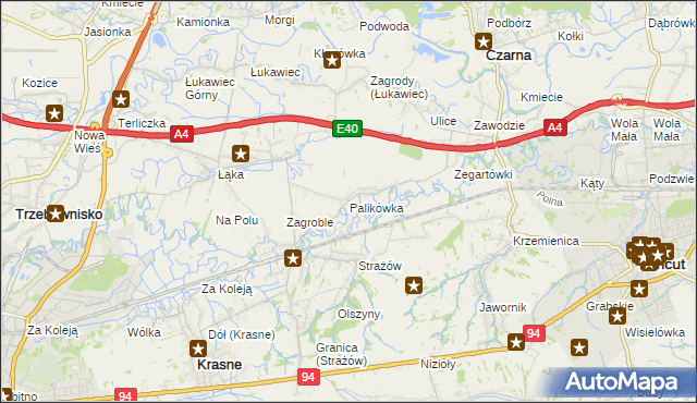 mapa Palikówka, Palikówka na mapie Targeo