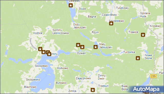 mapa Pełk, Pełk na mapie Targeo