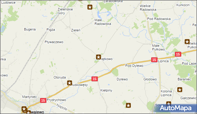 mapa Piątkowo gmina Kowalewo Pomorskie, Piątkowo gmina Kowalewo Pomorskie na mapie Targeo