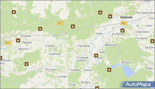 mapa Pietropole, Pietropole na mapie Targeo