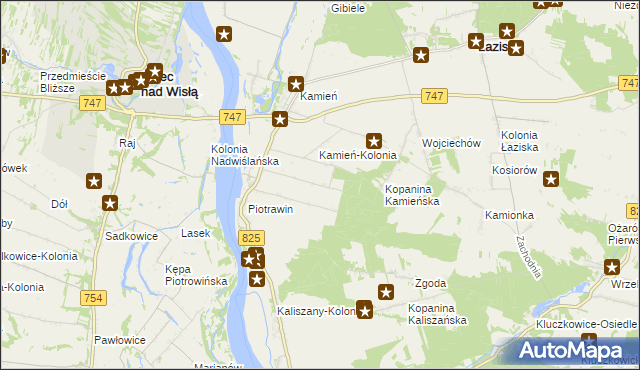 mapa Piotrawin-Kolonia, Piotrawin-Kolonia na mapie Targeo