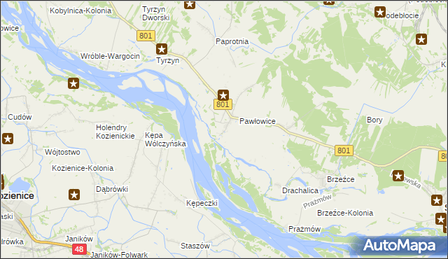 mapa Piotrowice gmina Stężyca, Piotrowice gmina Stężyca na mapie Targeo