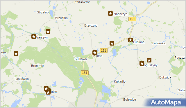 mapa Płotno, Płotno na mapie Targeo