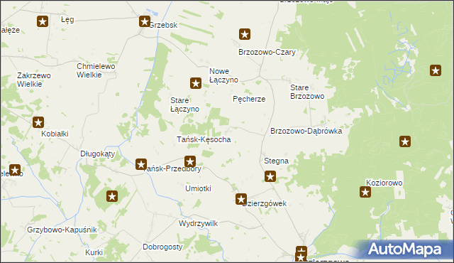 mapa Pobodze, Pobodze na mapie Targeo