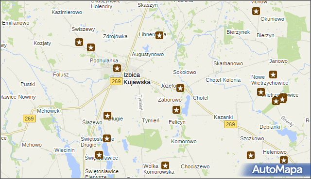 mapa Podtymień, Podtymień na mapie Targeo