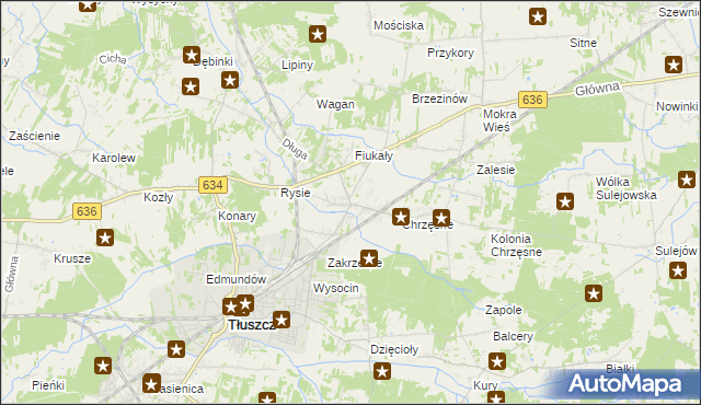 mapa Postoliska, Postoliska na mapie Targeo