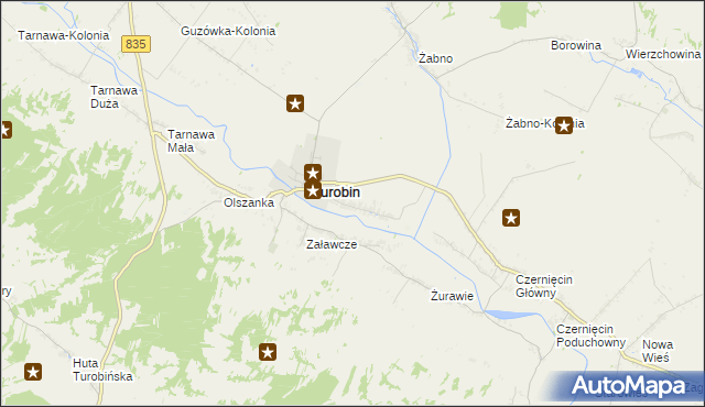 mapa Przedmieście Szczebrzeszyńskie, Przedmieście Szczebrzeszyńskie na mapie Targeo