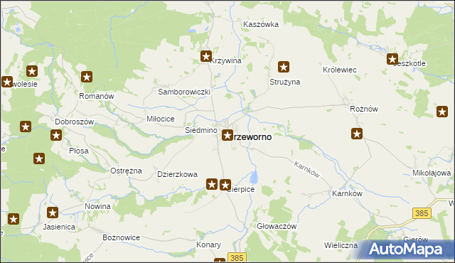 mapa Przeworno, Przeworno na mapie Targeo