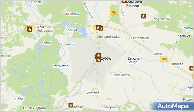 mapa Przyrów, Przyrów na mapie Targeo