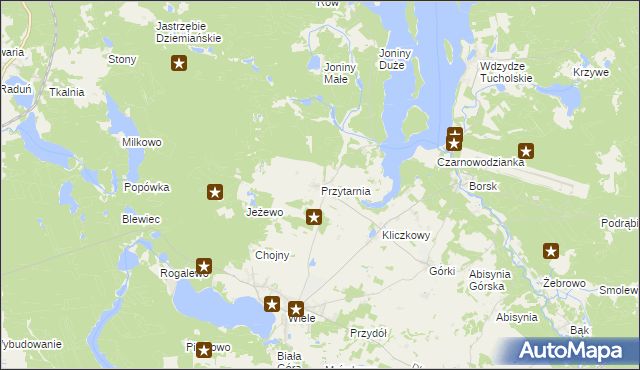 mapa Przytarnia, Przytarnia na mapie Targeo