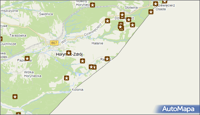 mapa Radruż, Radruż na mapie Targeo