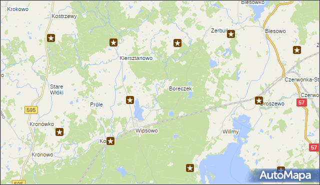 mapa Rycybałt, Rycybałt na mapie Targeo