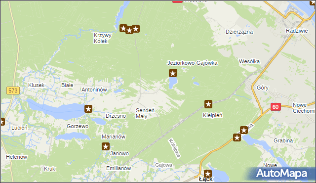 mapa Sendeń Duży, Sendeń Duży na mapie Targeo