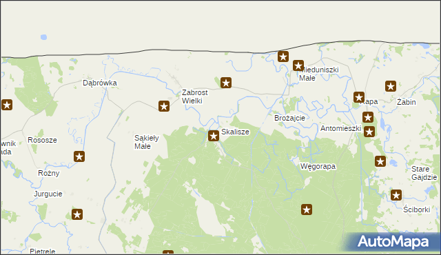 mapa Skalisze, Skalisze na mapie Targeo